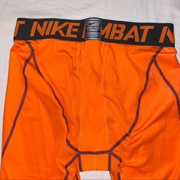 Nike Pants | Nike Dri Fit 34 Compression Tights Orange Size Xl | Poshmark